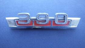 C7ob-16237-b Ford 1967 390 Engine Fender Emblem. Oem 67 Fairlane 1968 Galaxie 500 68 Ltd