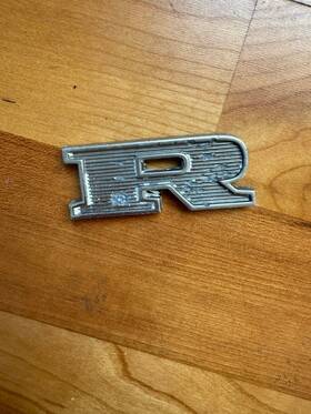 C7tb-16606-c Ford Vintage 1967-1969 F100 Truck Hood Letter Inch R Metal Emblem C7tb16606c