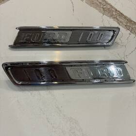 C7tb-16721-a Ford C7tb-16720-a/c7tb-16721-a 1967 Truck F100 Hood Emblems 67