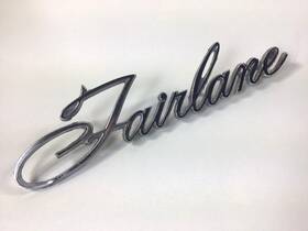 C80b-54291b62-a Ford 1968 Fairlane Rear Quarter Script Emblem Oem Fomoco