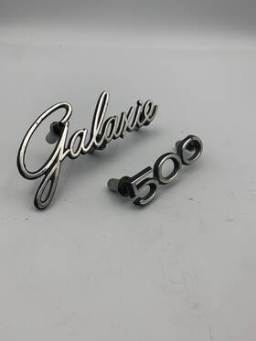 C8ab-54291a36-a Ford 1968 Galaxie 500 Rear Fender 2 Piece Emblem
