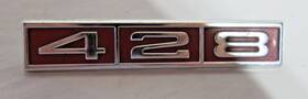 C8ab-f16237-b Ford 1968 1969 Fairlane Ranchero Torino 68 Galaxie 428cj Fender Emblem Badge Us