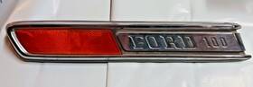 C8tb-16751-a Ford Used Oem Left-hand Hood Emblem C8tb-1672-a 1968-1972 F100 With Pins And Nuts
