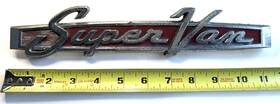C8ub-8940412-a Ford Vintage Super Van Emblem Pitted