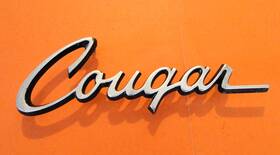 C9wy-6525622-a Ford 1969 1970 Cougar Quarter Panel Emblem Script Ornament Name Plate