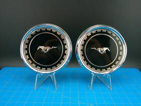 C9zb-6351700-b Ford Vintage Mustang Roof Sail Emblem Pair Oem 1969 Fastback