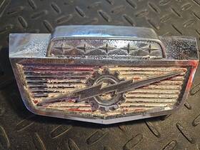 Catb-16607-a Ford 18983 Vintage Original 1961-1966 Fomoco Truck Hood Emblem Chrome Trim Ornament