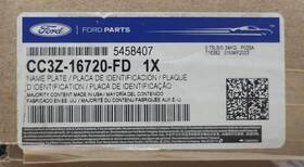 Cc3z16720fd Ford Oem F350 Lariat Super Duty Emblem Badge Insert Fender 2011-2016 New