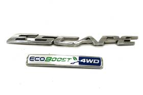 Cj54-16636-xx Ford 2017-2019 Escape Oem Ecoboost 4wd Rear Tailgate Emblem Logo Badge Set Of 2