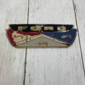 Codb6442514a Ford Original 1960 S Trunk /luggage Compartment Emblem Insert