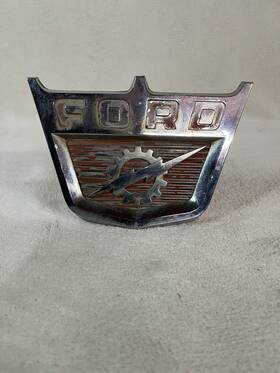 Cotb-16607-a Ford 1960 Truck F100 Original Front Hood Emblem Badge Not A Re Pop