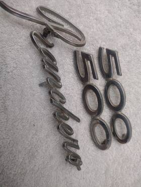 D00b-16b114-a Ford 1970 1971 Ranchero Chrome Script Emblem Badge Logo Name Oem