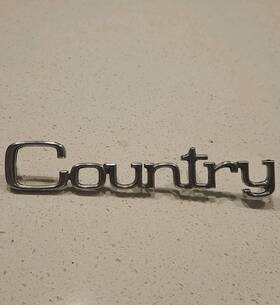 D1ab-71291-b62b Ford 1971-1972 Inch Country Squire Metal Rear Quarter Emblem - P/n -d1ab-71291-b62b