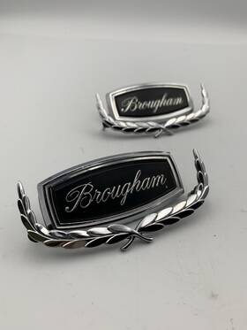 D1ab65517a Ford 1972 -74 Ltd Brougham Roof Pillars Set Of 2 Piece Emblems