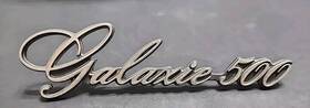 D2ab6550398-aa Ford Vintage 1972 1973 1974 Galaxie 500 Roof Emblem Nameplate Ornament Plate