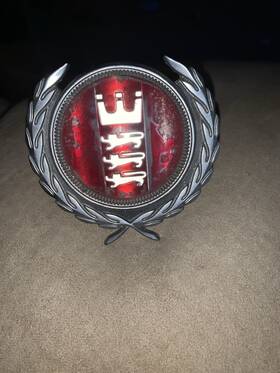 D2ob-8216ca Ford 1972 Torino And Ranchero Grill Emblem Ornament Very Good