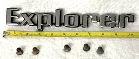 D2tb-9925632-aa Ford Original 67 F100 250 Explorer Emblem One Year Only Bed Rear