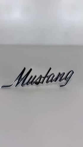 D2zz-6342528-a Ford Nos 1971-1973 Mustang Fastback Trunk Deck Lid Emblem