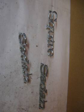 D3ab-71291a36-ca Ford D3ab-71291a36 D3ab-71291a36-ba 1973 Squire Sedan Emblem Lot Used And Nos