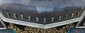 D3sb-16577 Ford Thunderbird Front Letter Emblems 1973 - 1976 Oem