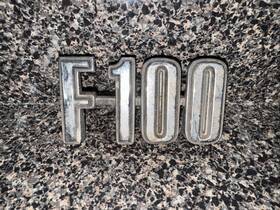D47b16702ca Ford 1970 71 72 73 74 75 76 Oem F100 Chrome Emblem Badge Logo Vintage D47b16702