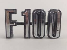 D4tb16702-aa Ford Vintage 1970s F-100 Truck Chrome Fender 2 Inch X4 Emblem