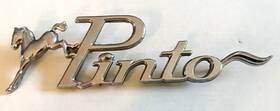 D52r-16b114-aa Ford Vintage Pinto Metal Chrome Emblem Mpn