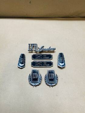 D5ab-16b114-a Ford 1975-1978 Ltd Landau Emblem Badge Ornament Set P/n Oem