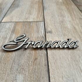 D5db-16b114-aa Ford D5db16b114aa Oem Granada Metal Badge Emblem Nameplate Damaged Read D5db-16b114-aa Ford D5db16b114aa Oem Granada Metal Badge Emblem Nameplate Damaged Read