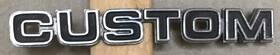 D5ub-16b114-aa Ford 1975-79 Econoline Custom Fender Emblem Name Plate Badge