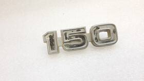 D5ub-1129100-b Ford D5ub11291c00-b Vintage Chrome Oem 150 Letter Emblem Nice