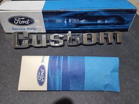 D6tz-9925622-a Ford D5uz-9a010-a Nos Truck Custom Bedside Nameplate Emblem With Attaching Parts
