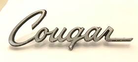 D5wr-16b114a Ford 1975 1976 Mercury Cougar Oem Front Fender Emblem Script -