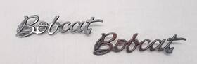 D5yb-16b114-aa Ford Vtg Oem 1970s 1974 76 Mercury Bobcat Emblem Badge Logo Set 150880 D5yb-16b114-a