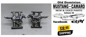 D5zb-16703-a1 Ford 1975 Mustang Fender Emblems / Driver And Passenger