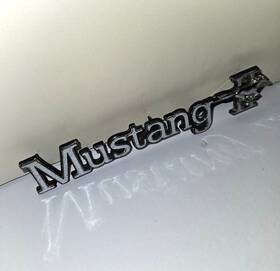 D5zb6942550 Ford Mustang 11 Emblem 1975 Rear Trunk Deck Exterior Nameplate