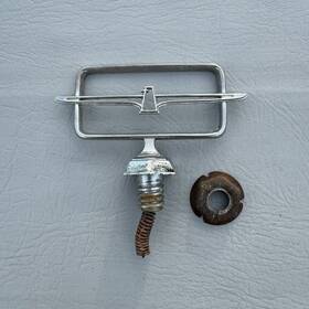 D7sb-8b343-ba Ford D7sb8b343 1977-1979 Thunderbird Hood Ornament Emblem Badge Logo Oem