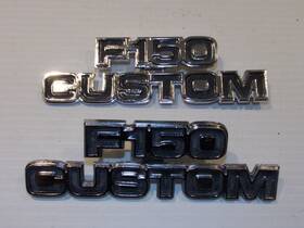 D7tb-16702-dw Ford 1977 78 79 F150 Custom Emblems Oem Pair