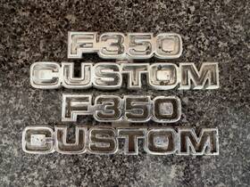 D7tb16702hwg Ford 1978-1979 Truck F-350 Custom Cowl Badges