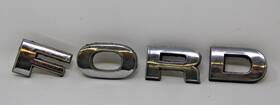 D7ub-1140228-da Ford Vintage F O R D Emblem Letters Set Oem D7ub D9tb Metal Badge Truck Van