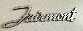 D8bb7443156 Ford Vintage Fairmont Silver Emblem Badge Da