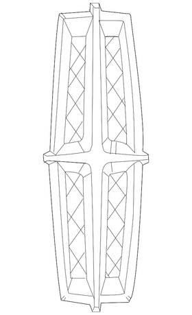 Da5z16178a Ford Genuine Emblem