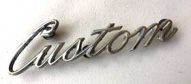 Ford Dotb9925 32 Vintage Custom Chrome Script Car Emblem Name Plate Badge