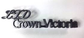 E0ab-5450398-aa Ford 1982-1987 Ltd Crown Victoria Oem Chrome Script Emblem