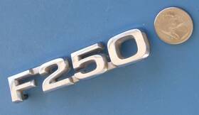 E0tb-16b114-gb Ford Truck F-250 Emblem 80 81 82 Fomoco Oem
