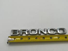 E0tb-16b114-jb Ford Vintage Metal 1980-1986 Bronco Fender Emblem / Badge - E0tb-16b114-jb Ford Vintage Metal 1980-1986 Bronco Fender Emblem / Badge -