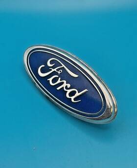 E43b-5442550ea Ford 1984 Tempo 3.5ftft Oval Emblem Original Chrome Oem Vintage