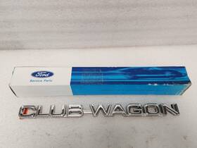 E4uz-16098-a Ford Nos Oem 1982-1985 Econoline Club Wagon Emblem Nameplate New