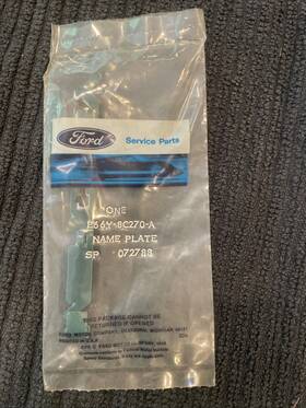 E66y-8c270-a Ford Nos 1986 - 1989 Mercury Topaz Grill Emblem Inch
