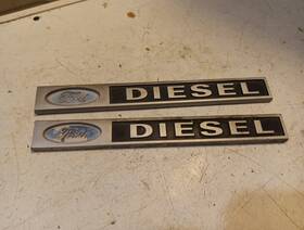 E7hb-16703-ua Ford 1991 Diesel Truck Front Side Fender Badges Right And Left
